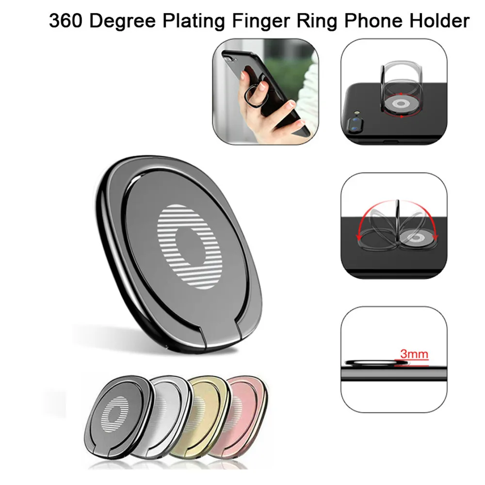 Phone Accessories Ring Holder - 360° Rotating Finger Ring Holder Phone
