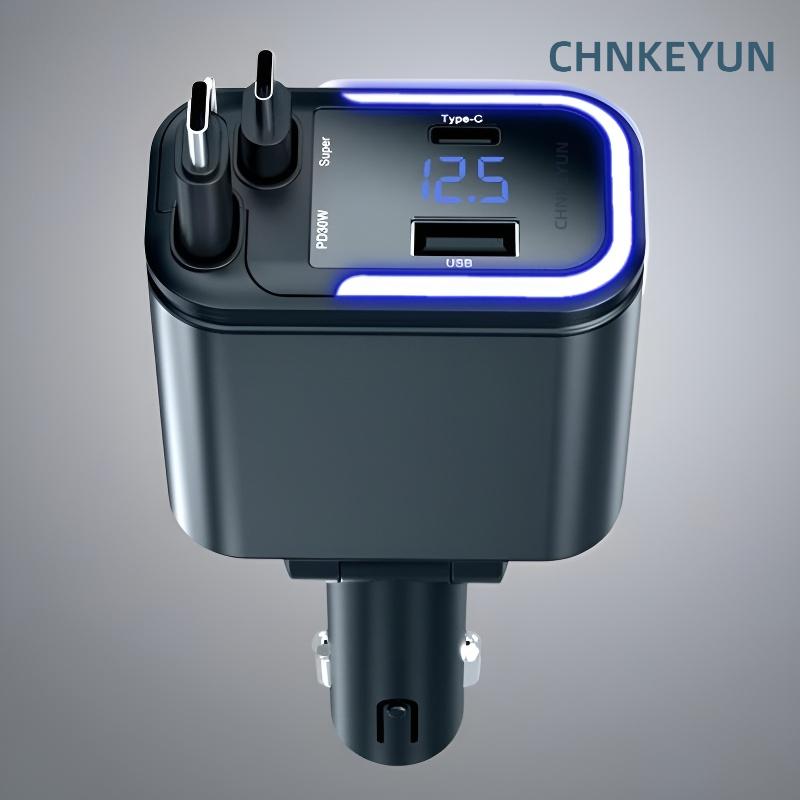 Usb Data Cable - Car Charger Adaptor 120W Fast Charge