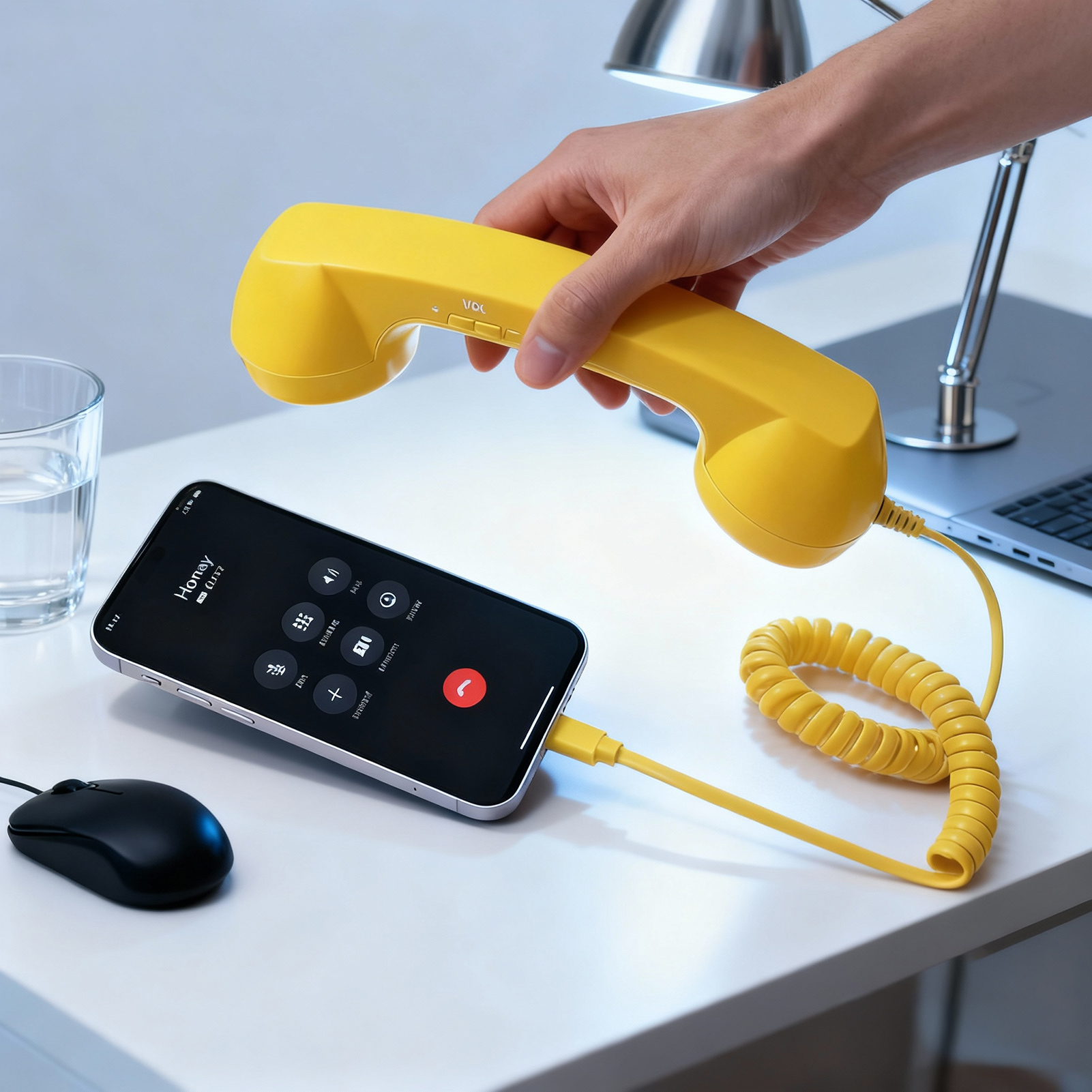 Retro Handset Phone - Type-C Retro Phone Handset Microphone for
