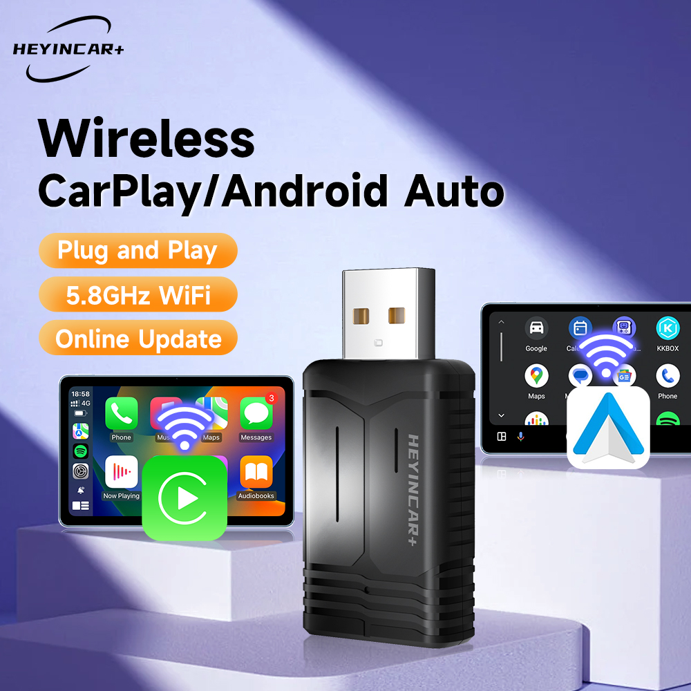 Usb C Hub - HEYINCAR Wireless CarPlay Apapter USB CarPlay