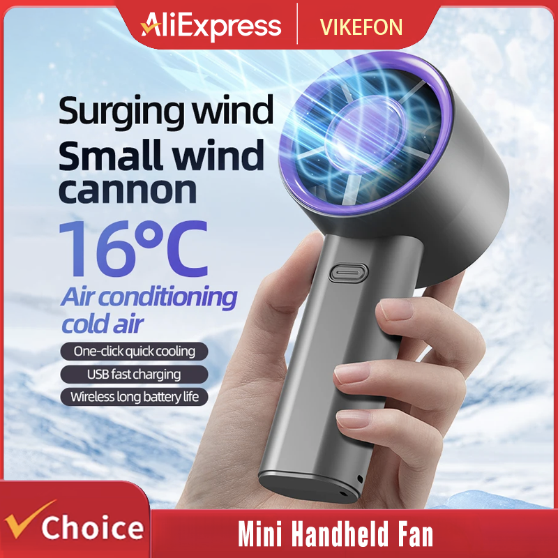 Phone Cooling Fan - 2 In 1 Handheld Turbo Fan