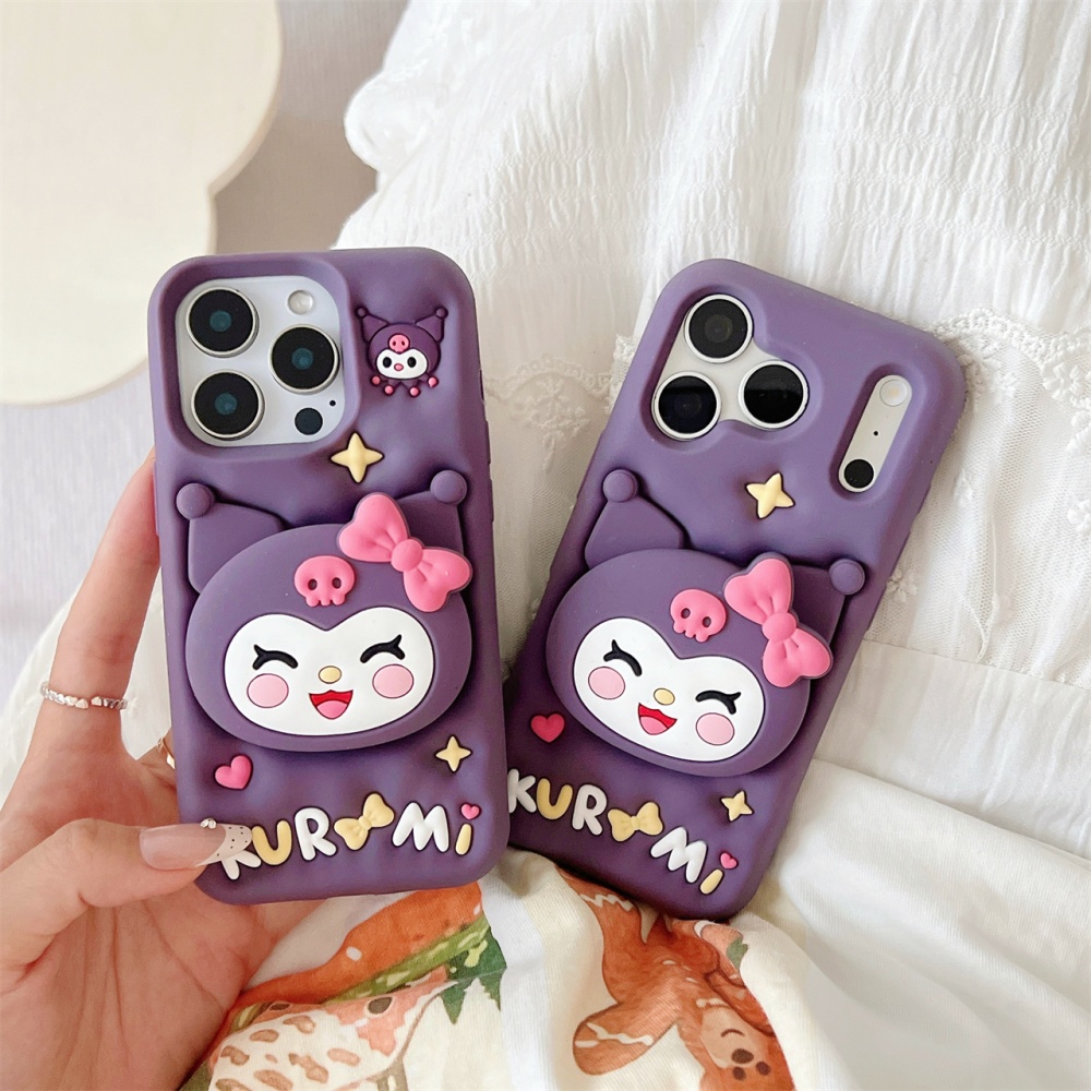 Phone Accessories Case - Cartoon Sanrio Cute 3D Cartoon Kuromi