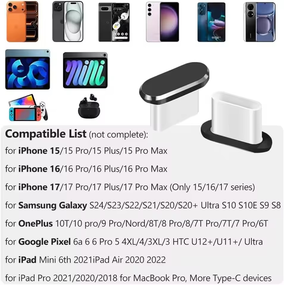 4Pcs USB C Dust Plug With Clea – Usb C Hub recenzja i cena