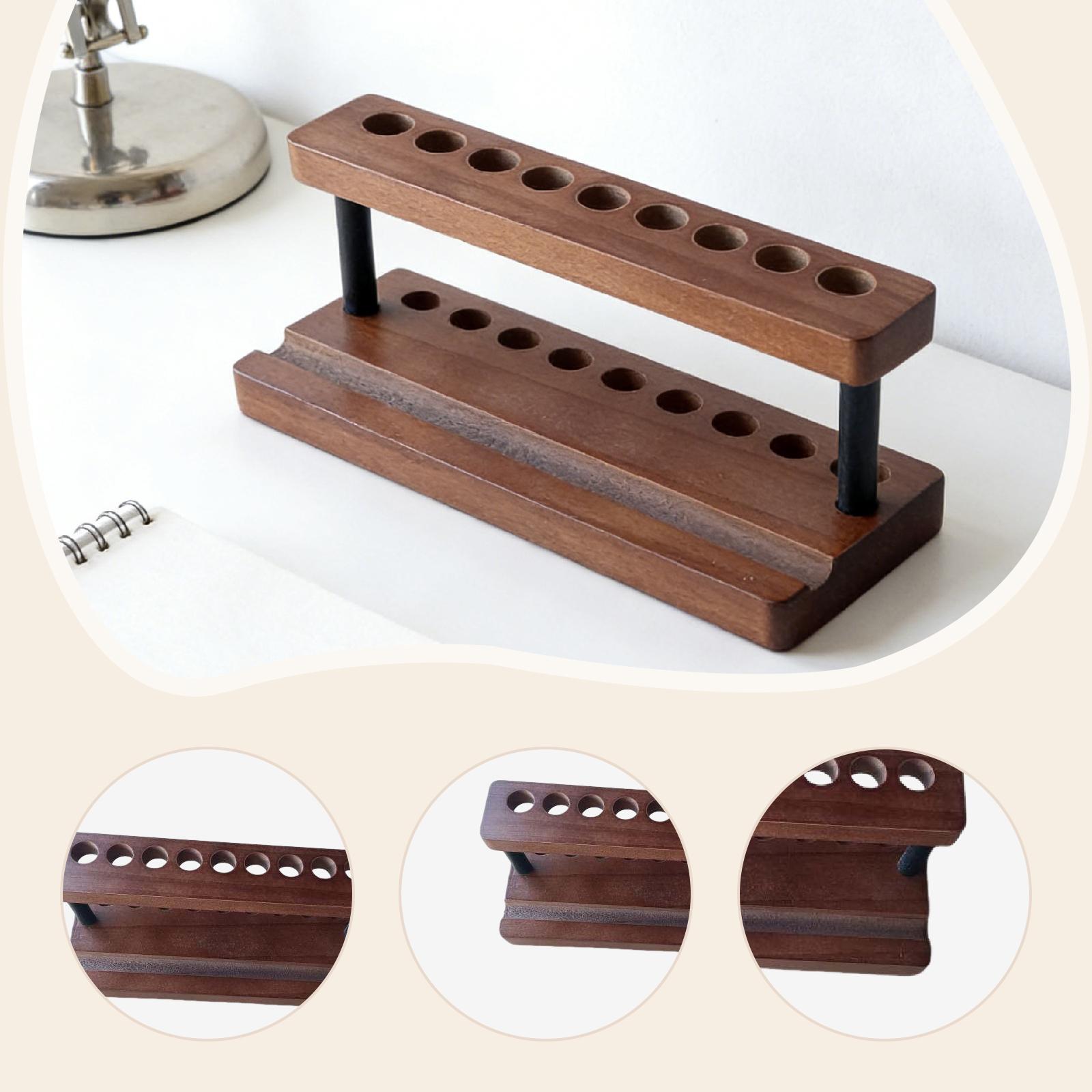 Wooden Pen Stand Desk Organize – Phone Accessories Rack Display recenzja i cena