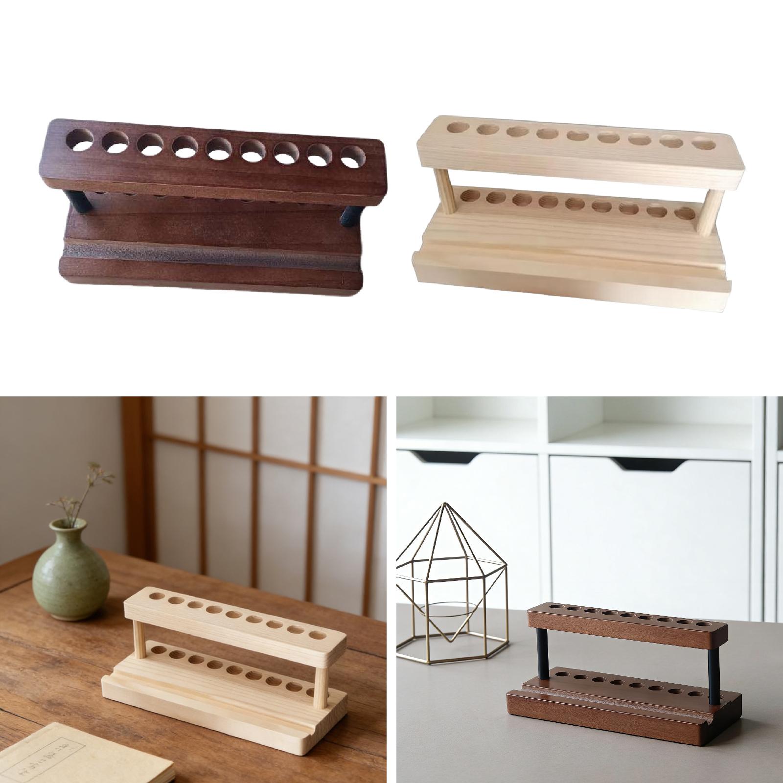 Wooden Pen Stand Desk Organize – Phone Accessories Rack Display recenzja i cena