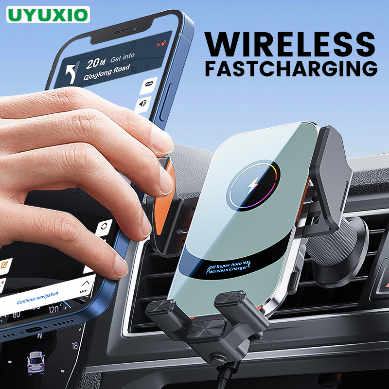 UYUXIO Wireless Car Charger Su – Phone Cooling Fan recenzja i cena