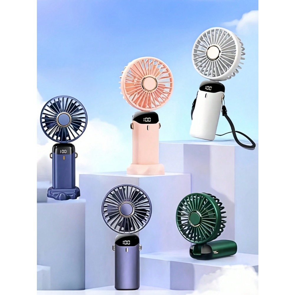 1pc Handheld Electric Fan With – Phone Cooling Fan recenzja i cena