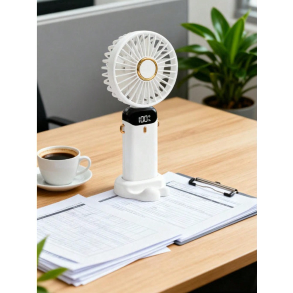 1pc Handheld Electric Fan With – Phone Cooling Fan recenzja i cena