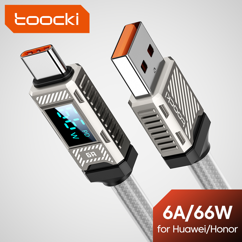 Toocki PD 66W USB C Cable 6A D – Usb Data Cable recenzja i cena