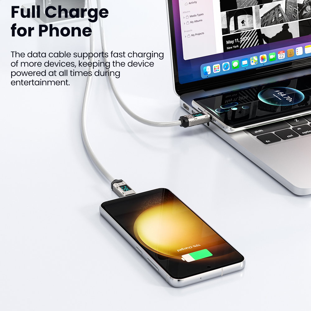 Toocki PD 66W USB C Cable 6A D – Usb Data Cable recenzja i cena