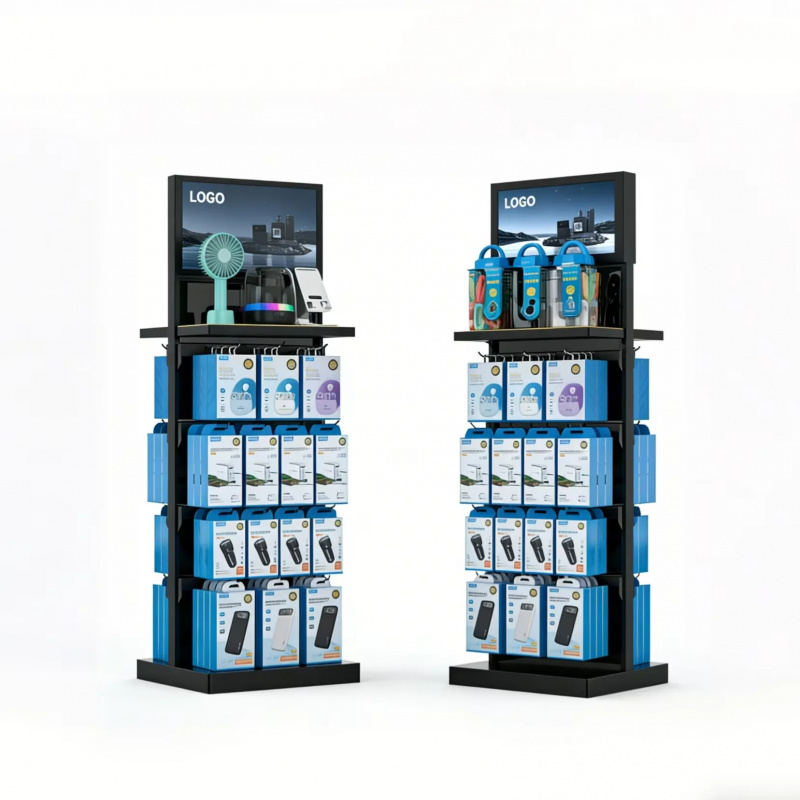 custom.Price Double-sided Meta – Phone Accessories Rack Display recenzja i cena