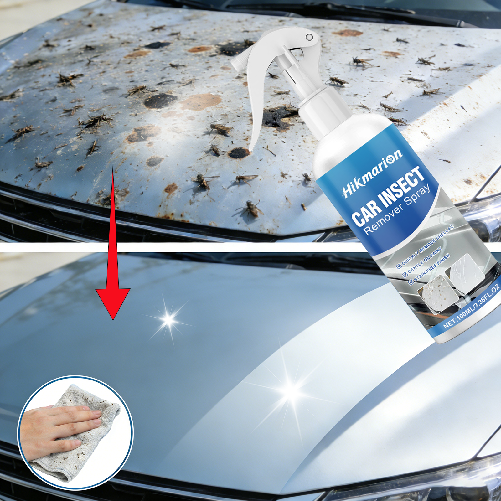 100ml Bug and Tar Remover Spra – Screen Cleaner Spray recenzja i cena