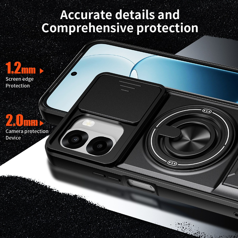 Armor Phone Case For Oppo A6x  – Phone Accessories Ring Holder recenzja i cena