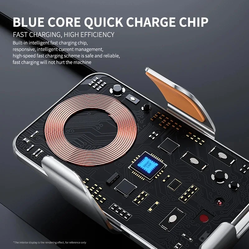 Car Wireless Charger Magnetic  – Phone Cooling Fan recenzja i cena