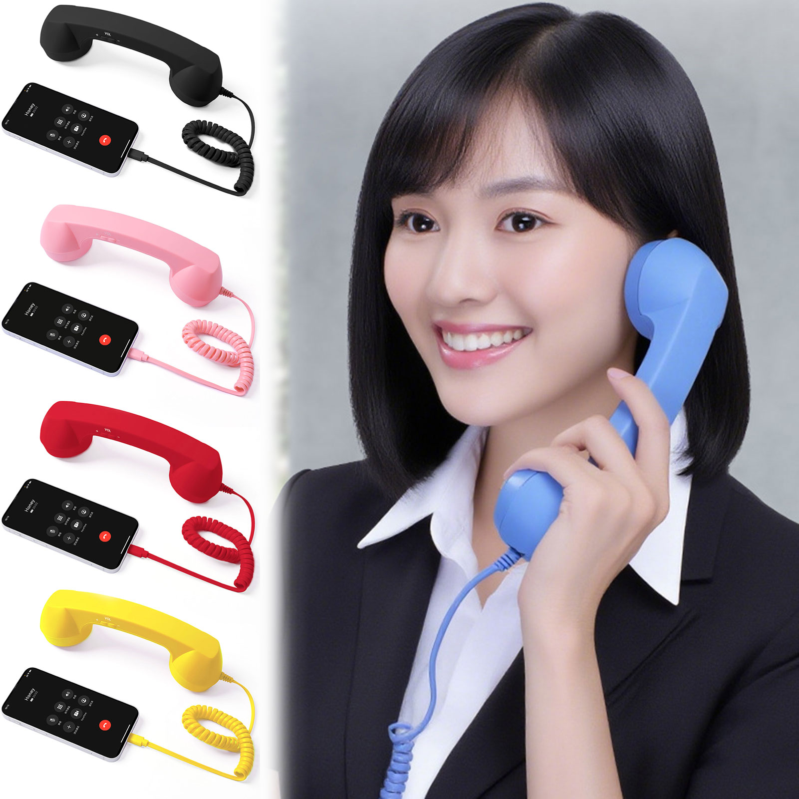 Retro Type C Telephones Handse – Retro Handset Phone recenzja i cena