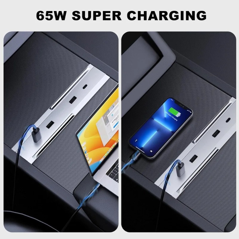 Center Console Car Adapter Mul – Usb C Hub recenzja i cena
