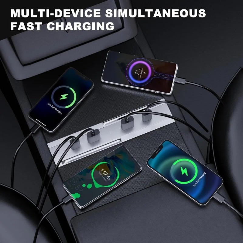 Center Console Car Adapter Mul – Usb C Hub recenzja i cena