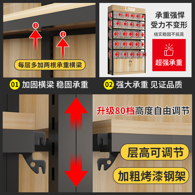 Supermarket Shelf Shelf Conven – Phone Accessories Cabinet recenzja i cena
