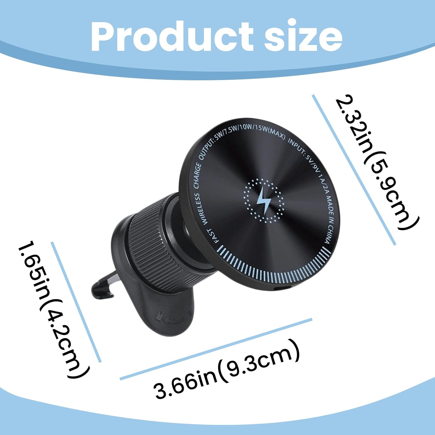 UYUXIO Air Vent Magnetic Wirel – Phone Cooling Fan recenzja i cena