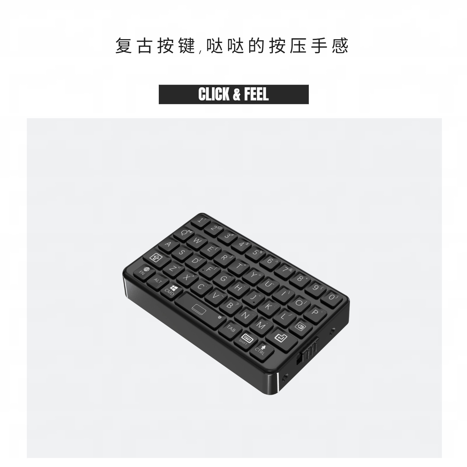 EXknight Retro Mini Keyboard B – Retro Handset Phone recenzja i cena