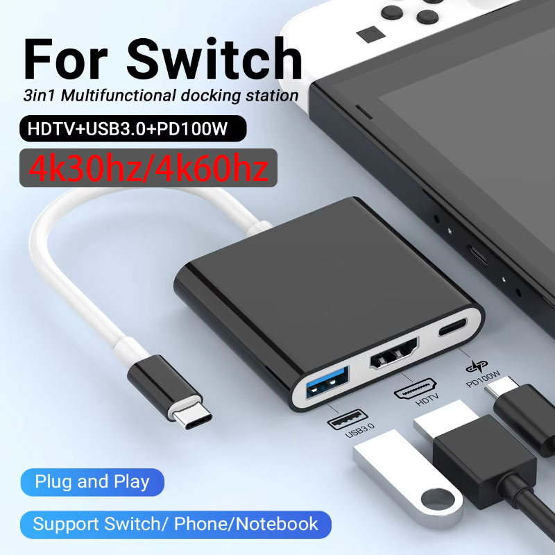New 3 IN 1 Portable for Ninten – Usb C Hub recenzja i cena