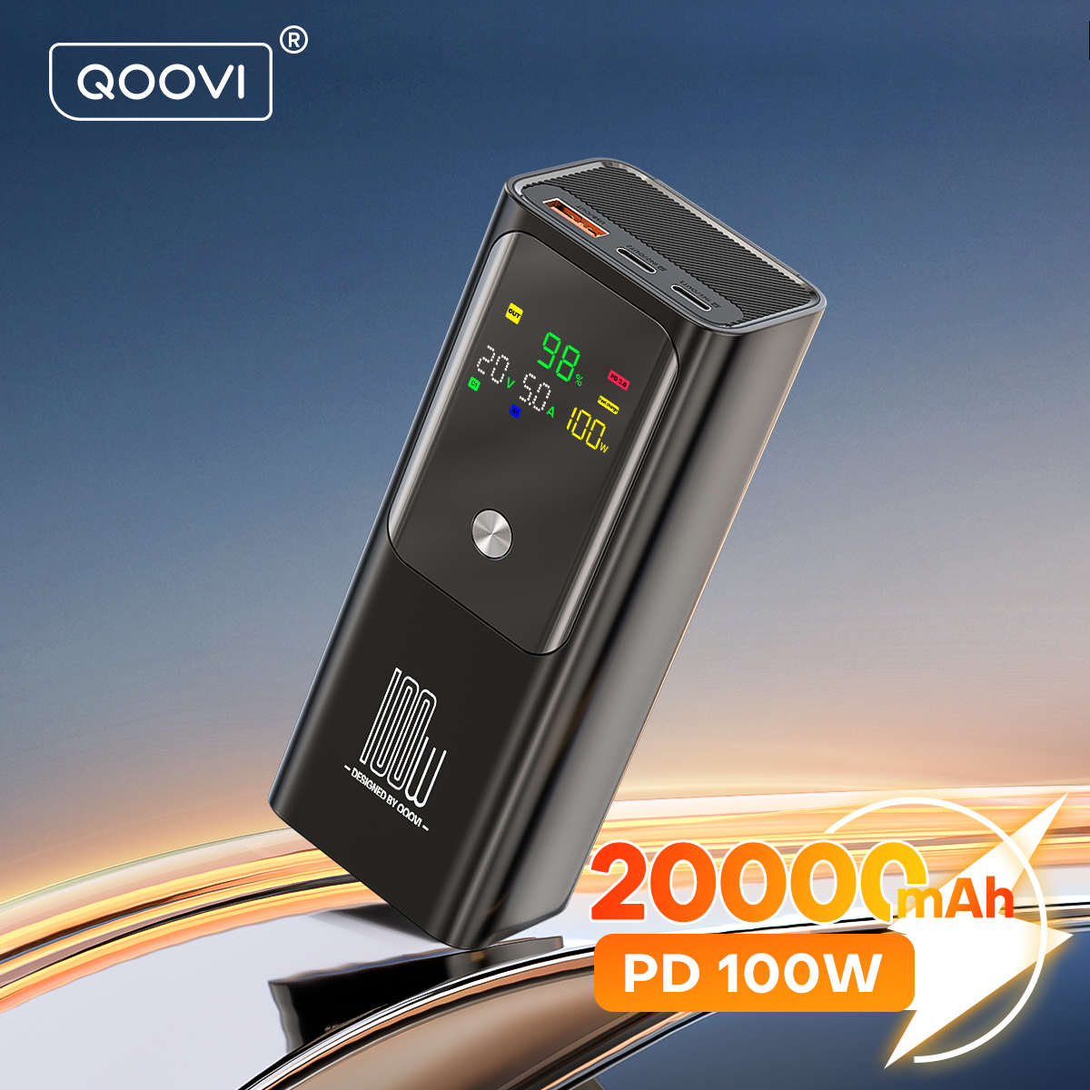 QOOVI PD 100W Power Bank 20000 – Power Bank Slim recenzja i cena
