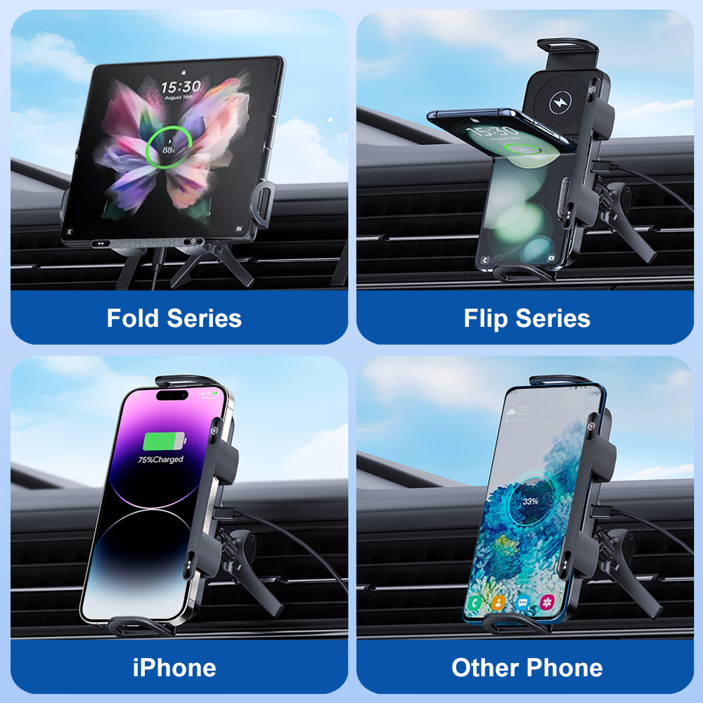 Car Wireless Charger Dual Coil – Phone Cooling Fan recenzja i cena