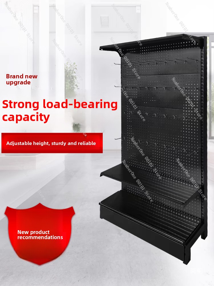 Thickened Black Pegboard Shelf – Phone Accessories Rack Display recenzja i cena