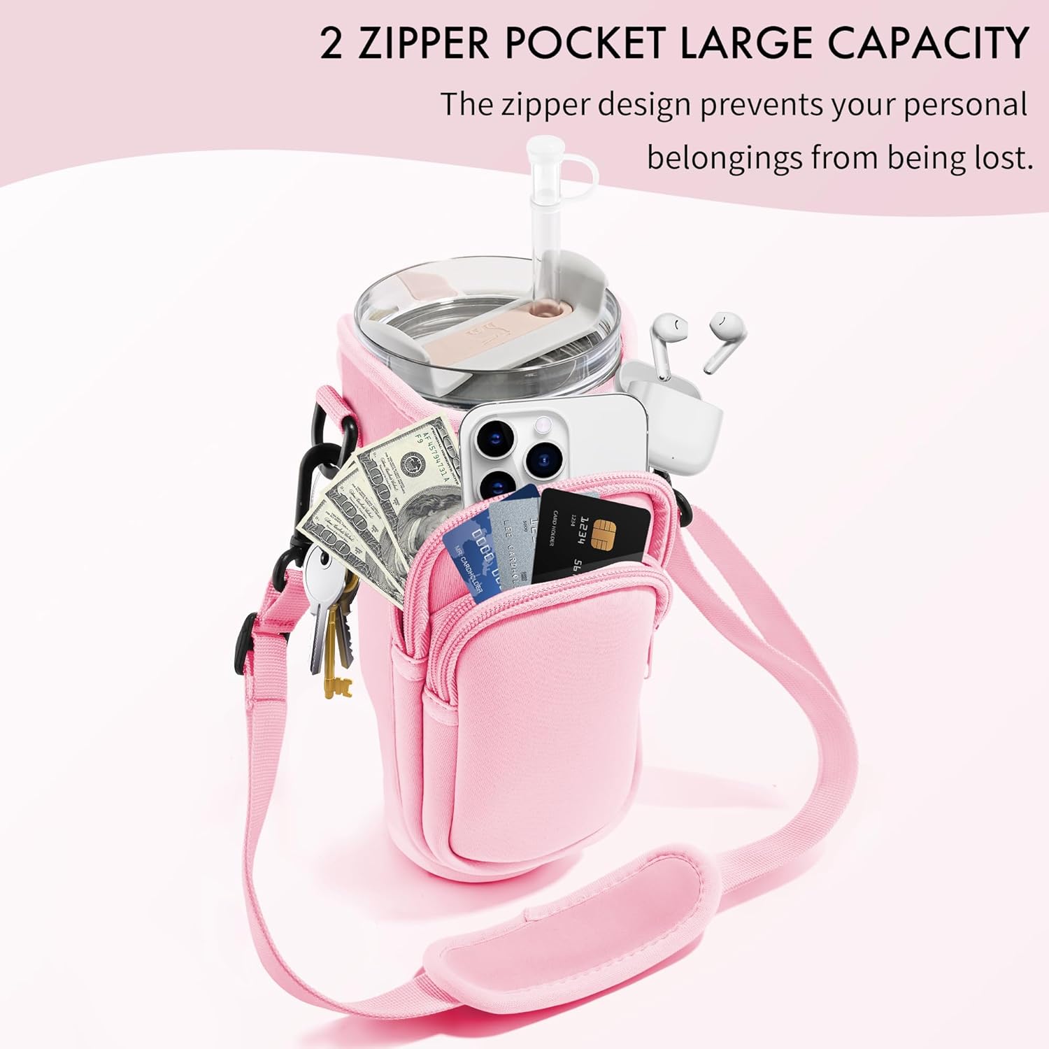 Water Bottle Carrier Bag with  – Phone Accessory recenzja i cena