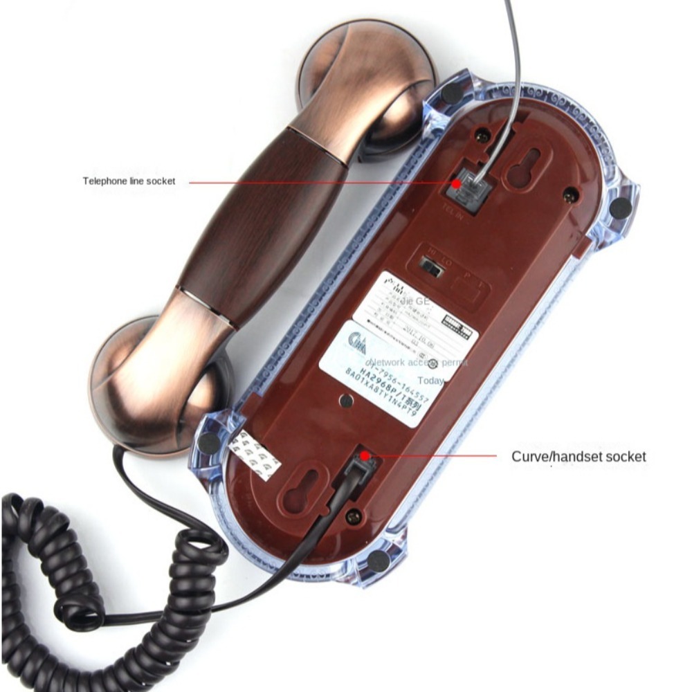 NEW Wall Mounted Wired Telepho – Retro Handset Phone recenzja i cena