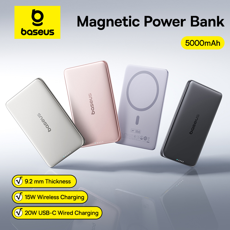 Baseus 5000mAh Magnetic Power  – Power Bank Slim recenzja i cena