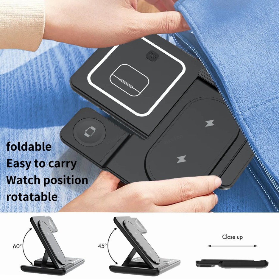3 In 1 Foldable Wireless Charg – Phone Cooling Fan recenzja i cena
