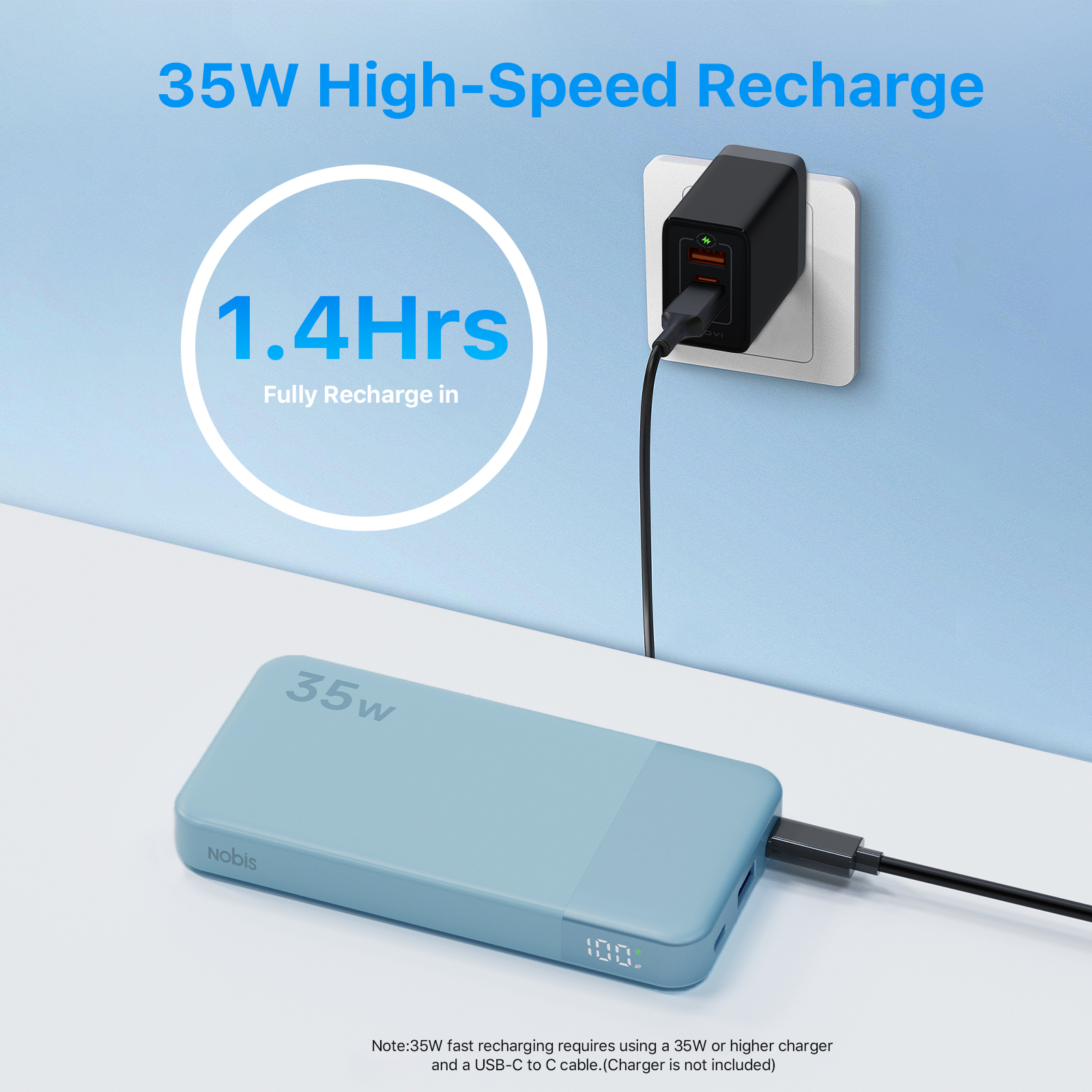 NOBIS N3510 Slim Power Bank 10 – Power Bank Slim recenzja i cena
