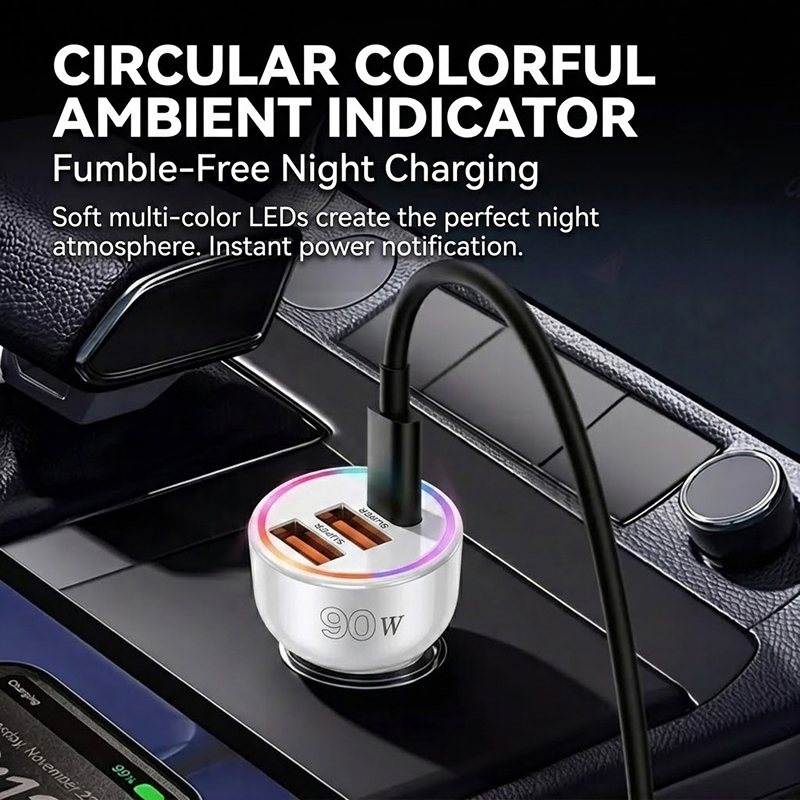90W Car Charger Adapter with M – Usb C Hub recenzja i cena