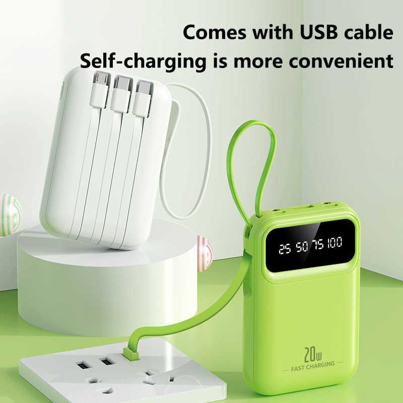 50000mAh 4 in1 Built-in Cable  – Power Bank Slim recenzja i cena